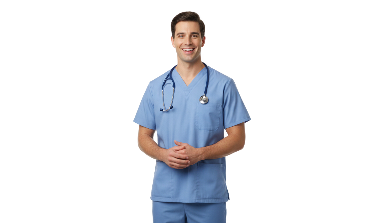 male nurse clipart png PNG transparent background