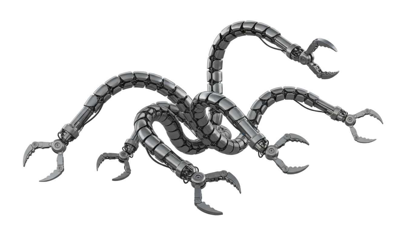 doctor octopus tentacles png PNG transparent background