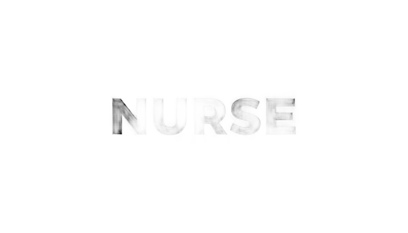 nurse word png PNG transparent background