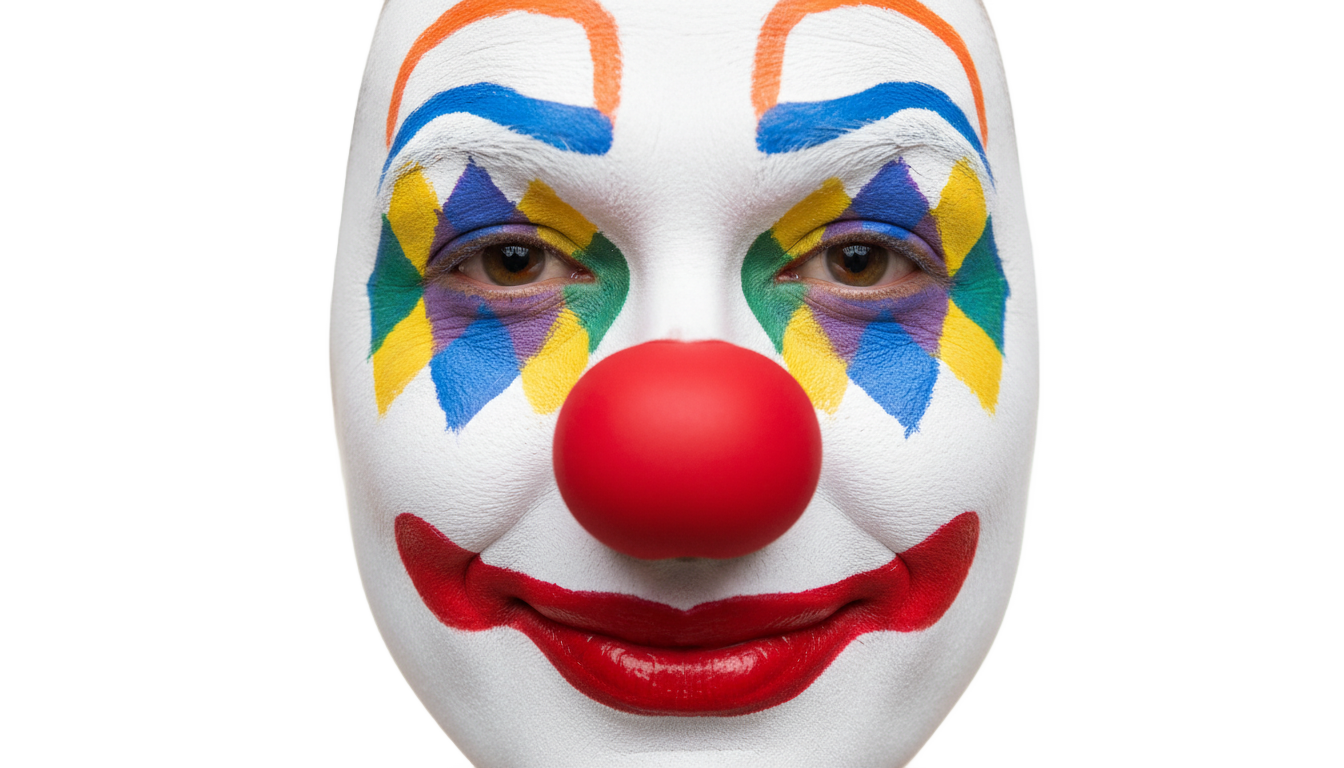 clown makeup png PNG transparent background
