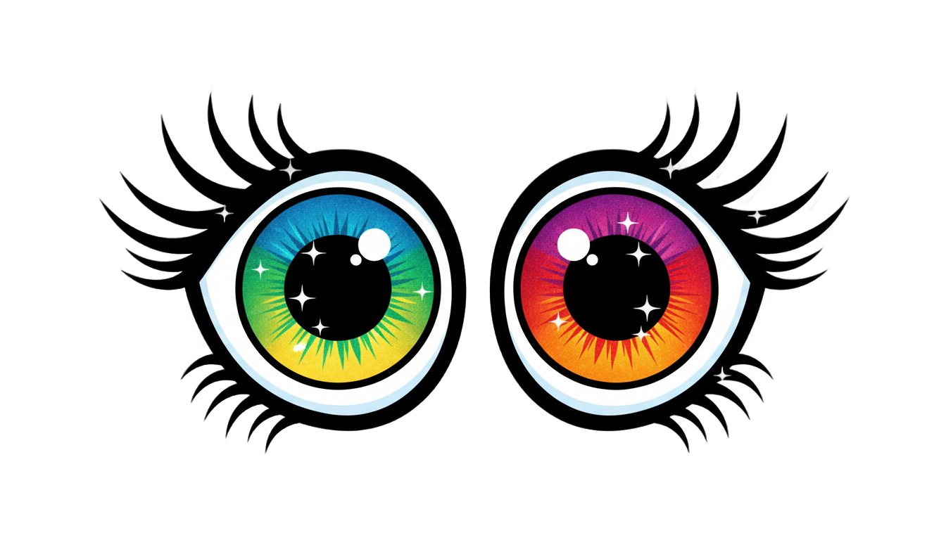clown eyes png PNG transparent background
