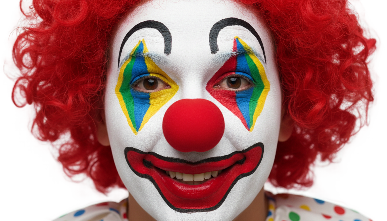clown makeup png PNG transparent background