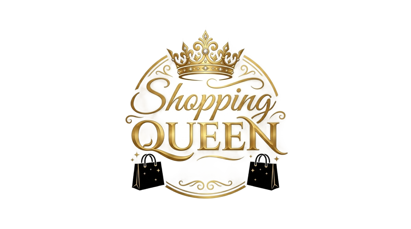 shopping queen logo png PNG transparent background