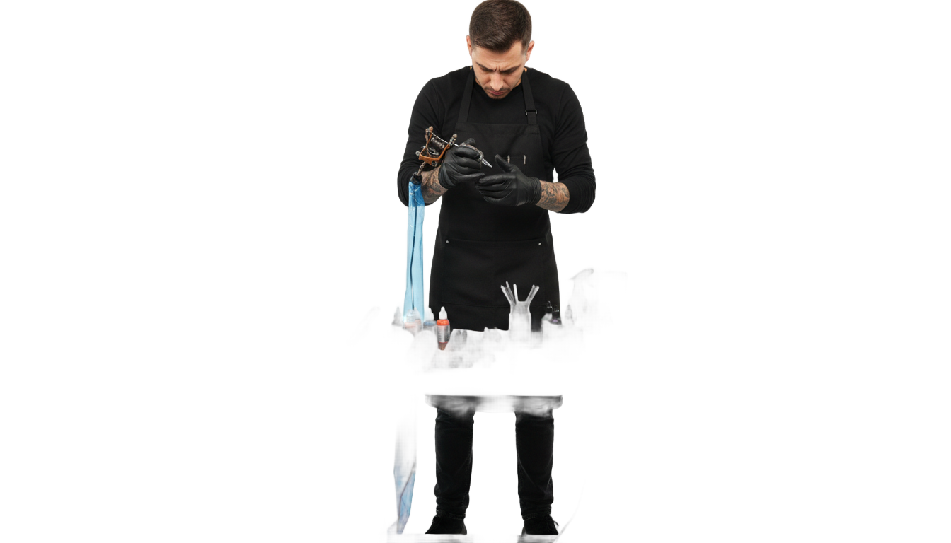 tattoo artist png PNG transparent background