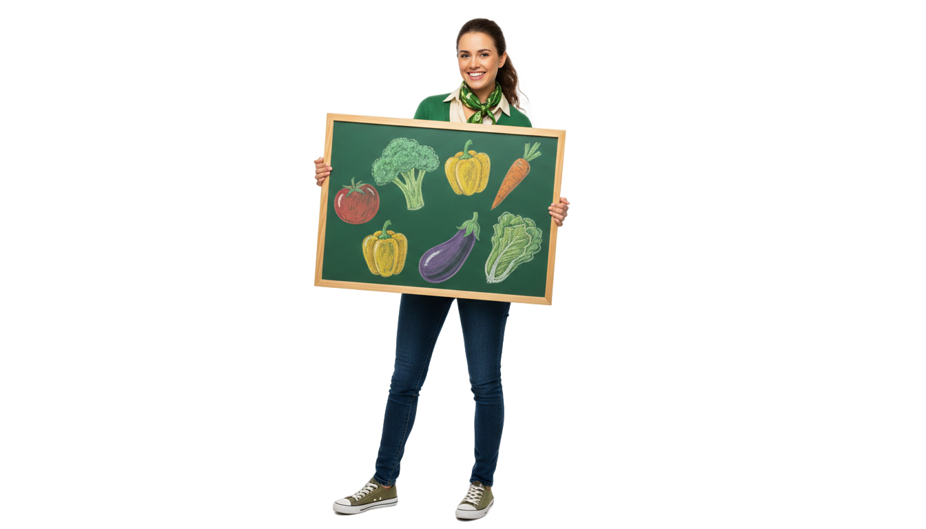 vegan teacher png PNG transparent background
