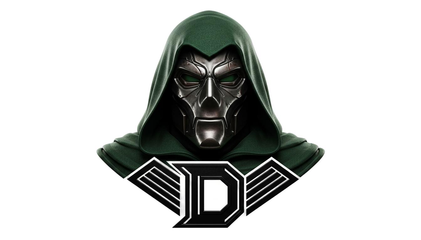 doctor doom logo png PNG transparent background