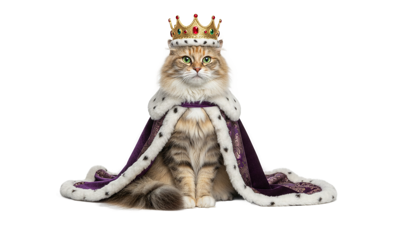 cat queen png PNG transparent background
