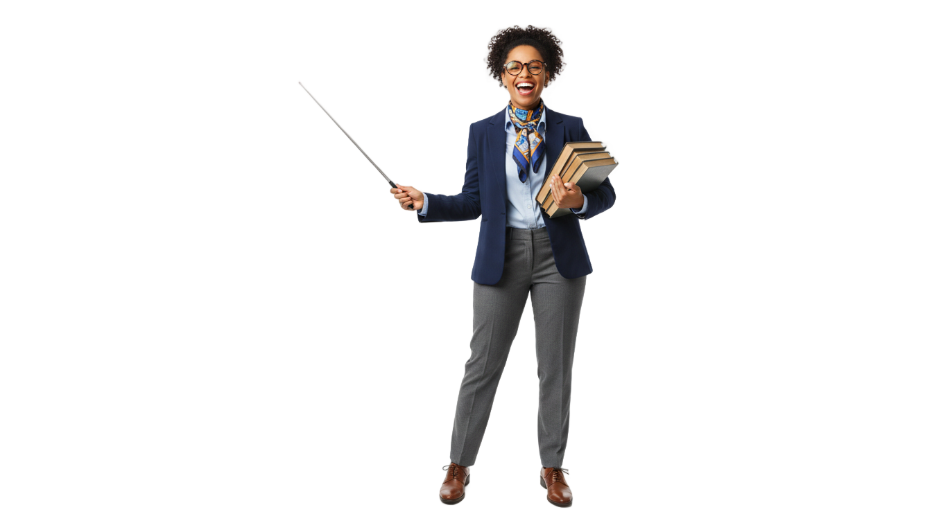 cute teacher clipart png PNG transparent background
