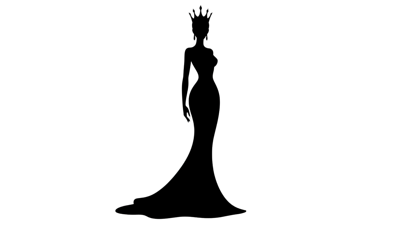 queen silhouette png PNG transparent background