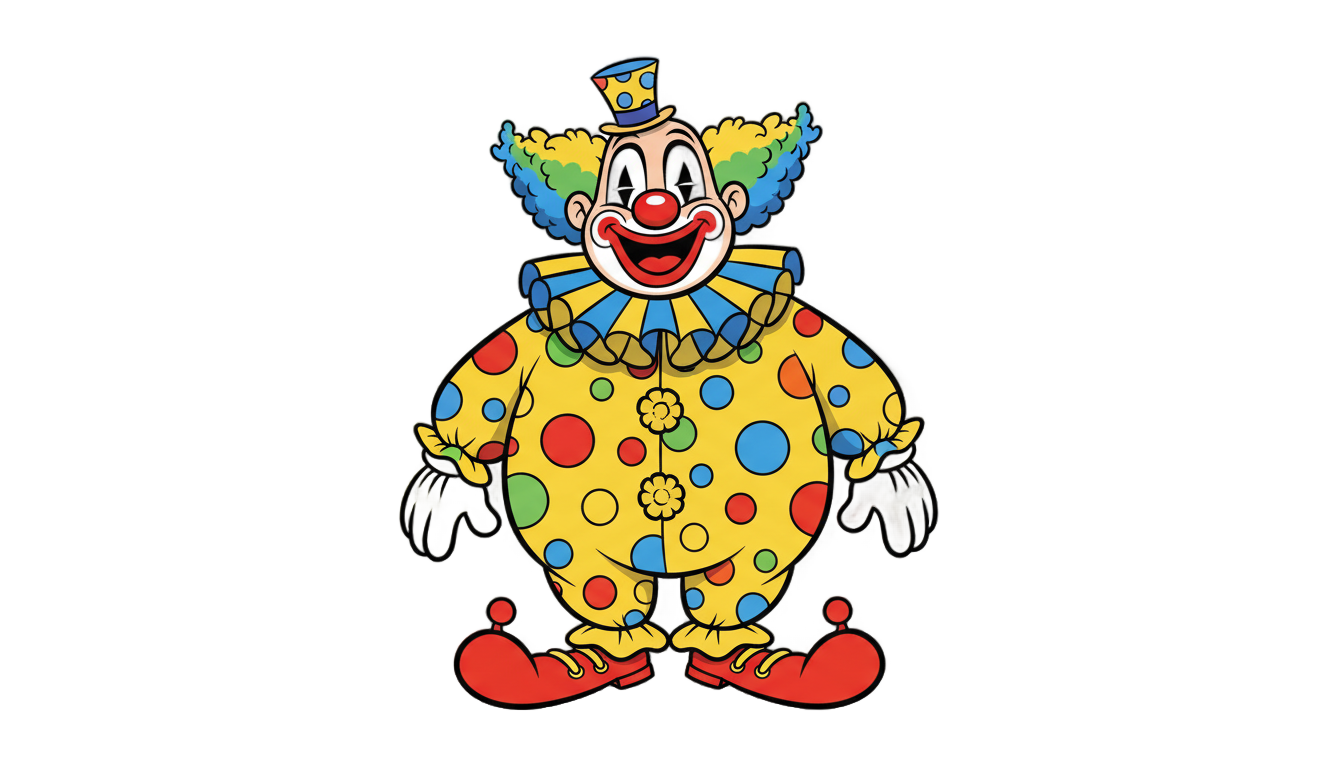 clown png cartoon PNG transparent background