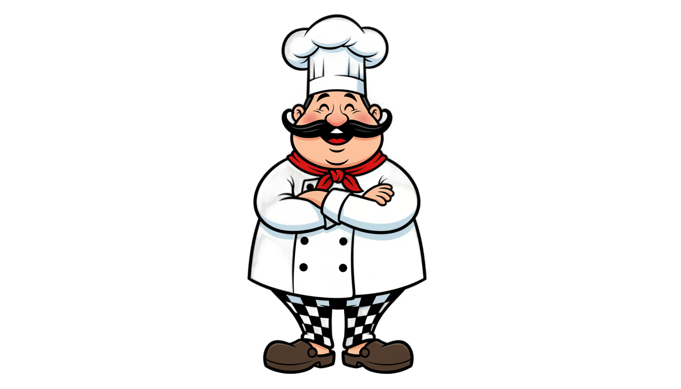 chef cartoon logo png PNG transparent background