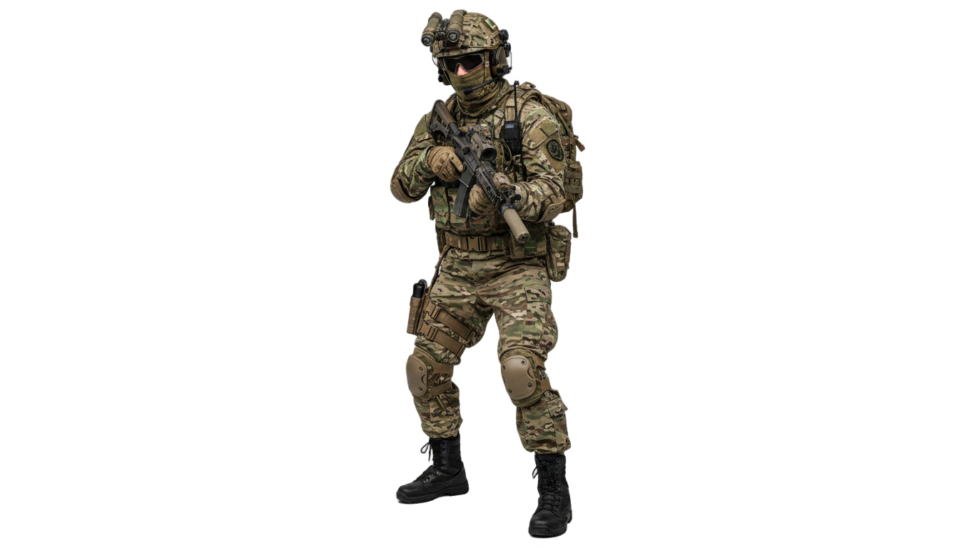 soldier with gun png PNG transparent background