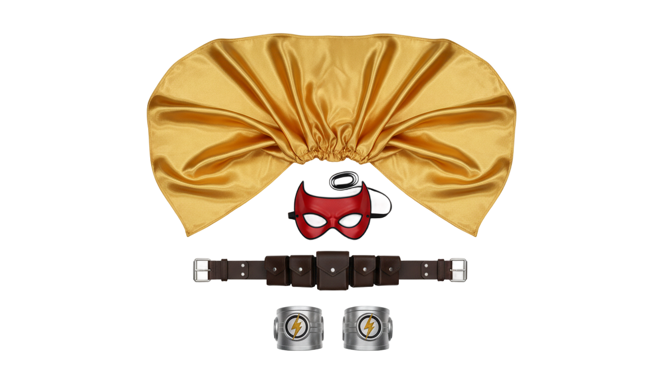 superhero accessories png PNG transparent background
