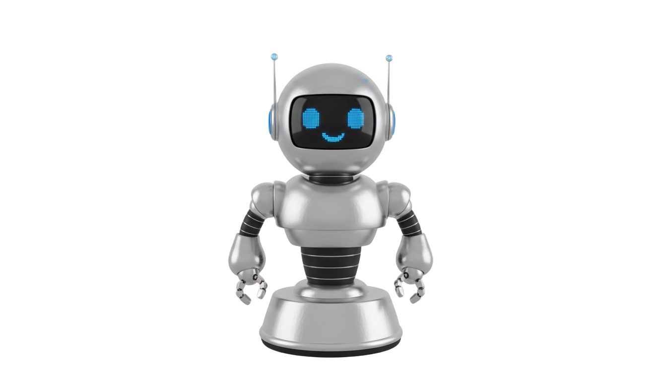 ai robot cartoon png PNG transparent background