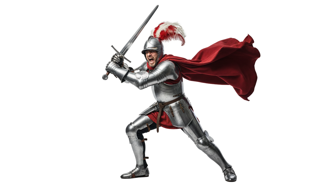 roaring knight png PNG transparent background