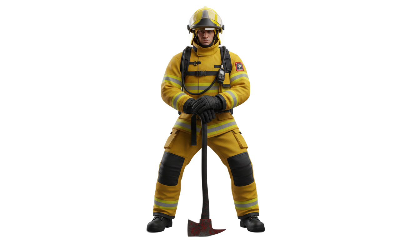 firefighter png PNG transparent background