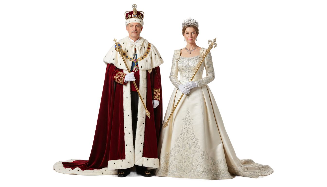 king and queen clipart png PNG transparent background