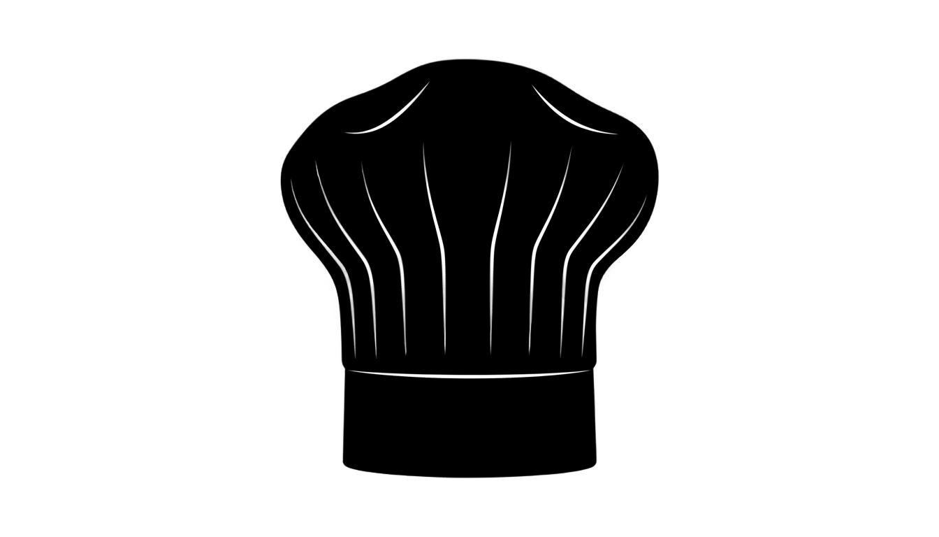 silueta gorro de chef png PNG transparent background