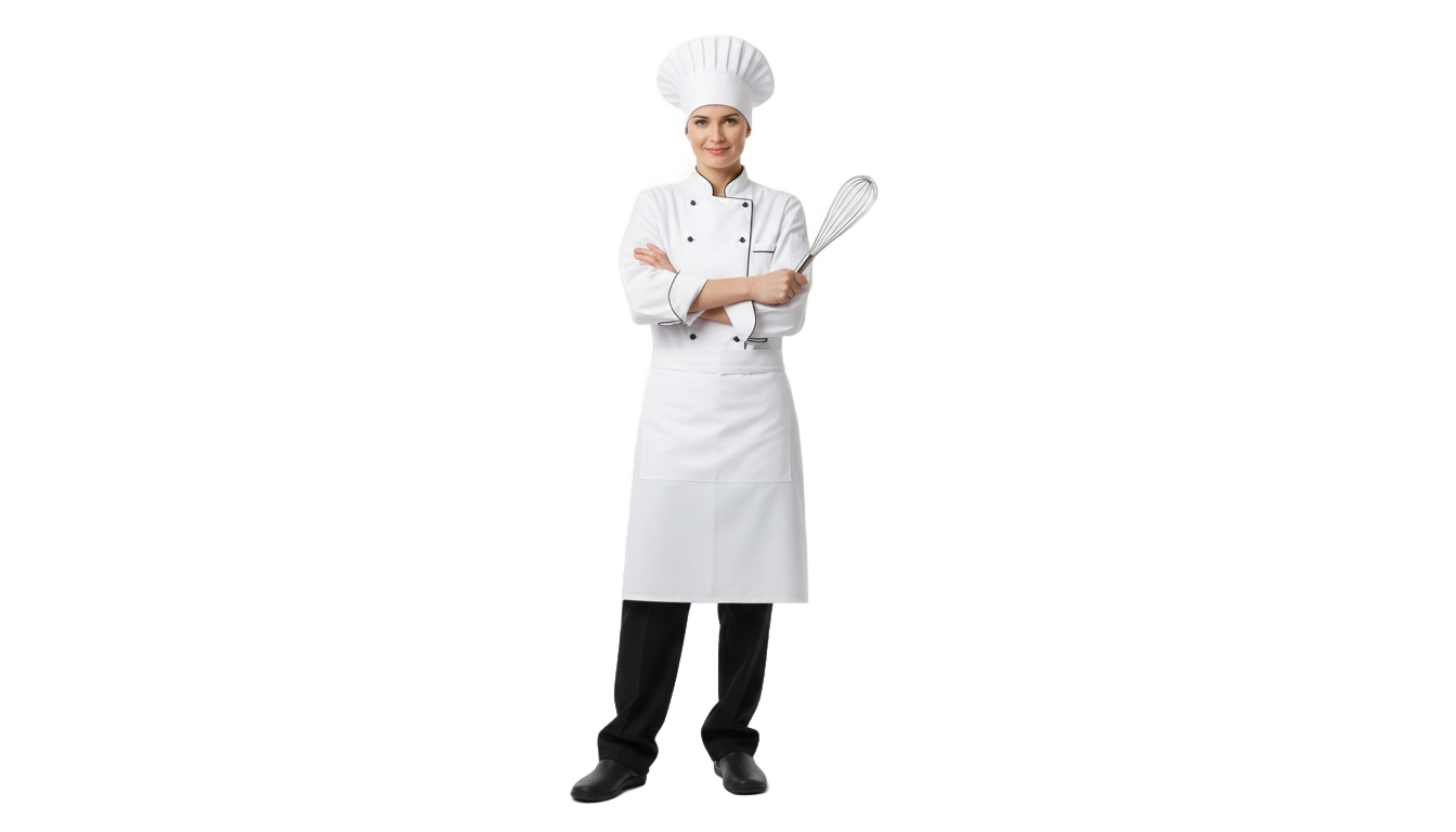 mujer chef png PNG transparent background