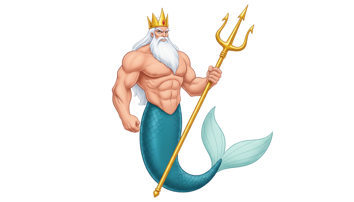 king triton png PNG transparent background