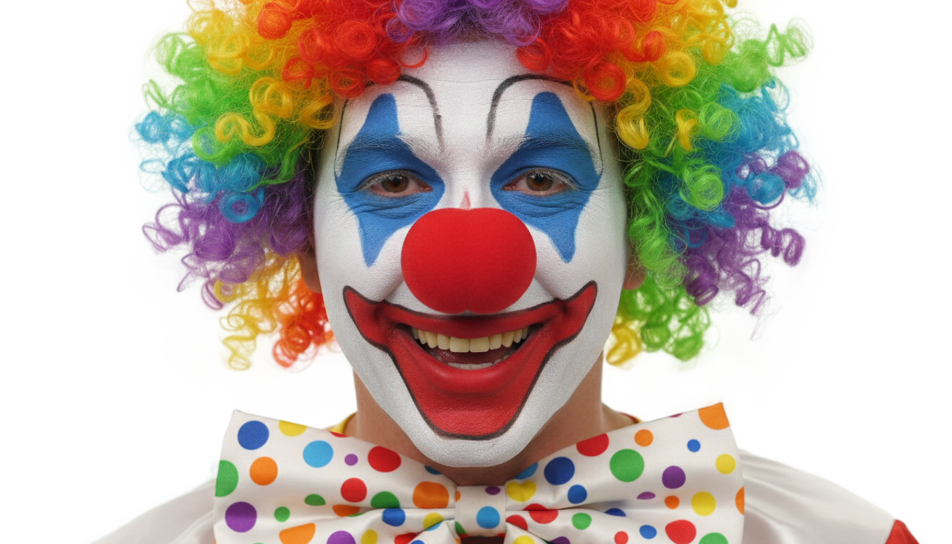 clown face png PNG transparent background