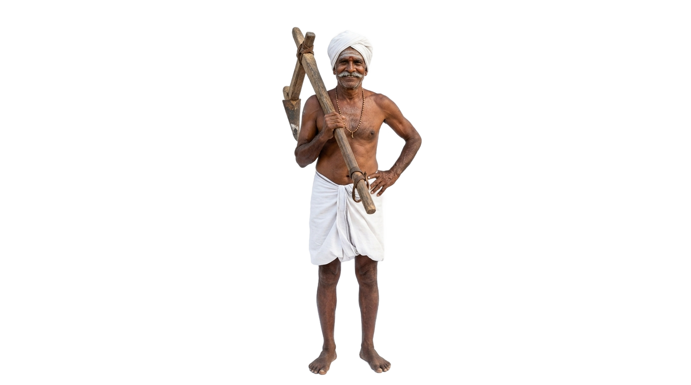 tamil farmer png PNG transparent background