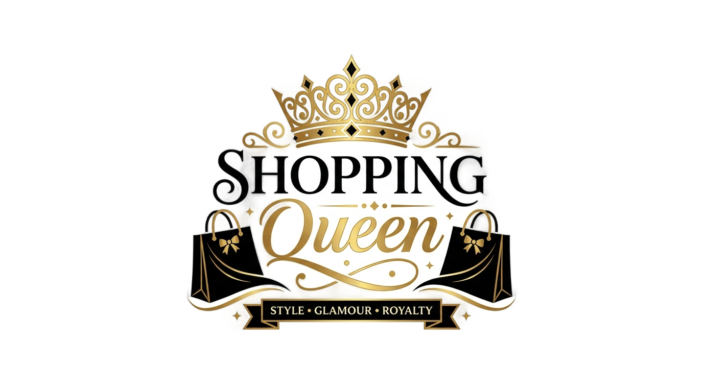 shopping queen logo png PNG transparent background