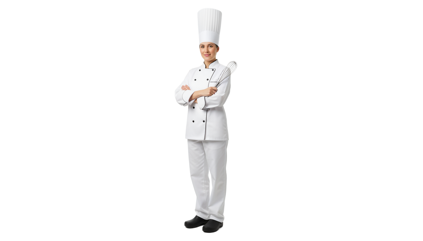 female chef png PNG transparent background