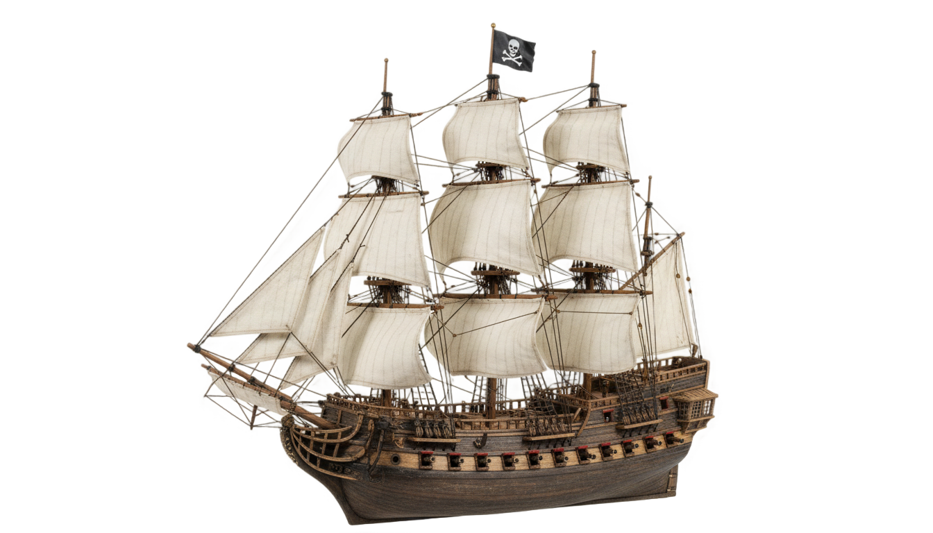pirate ship drawing png PNG transparent background