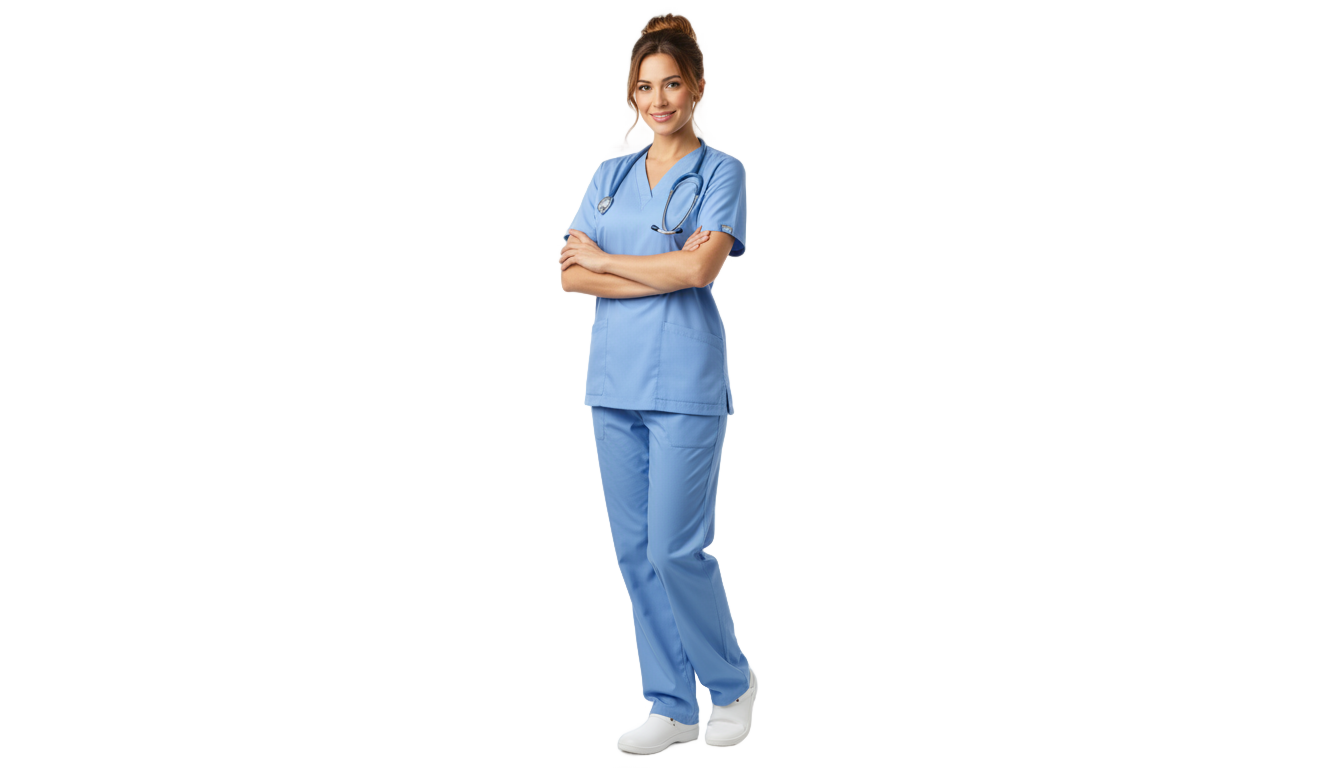 female nurse png PNG transparent background