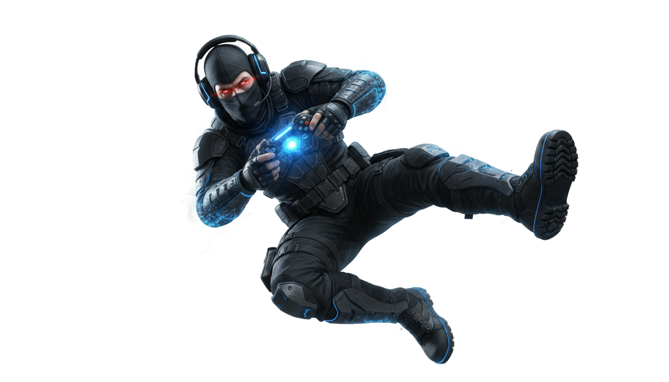 ninja gamer png PNG transparent background