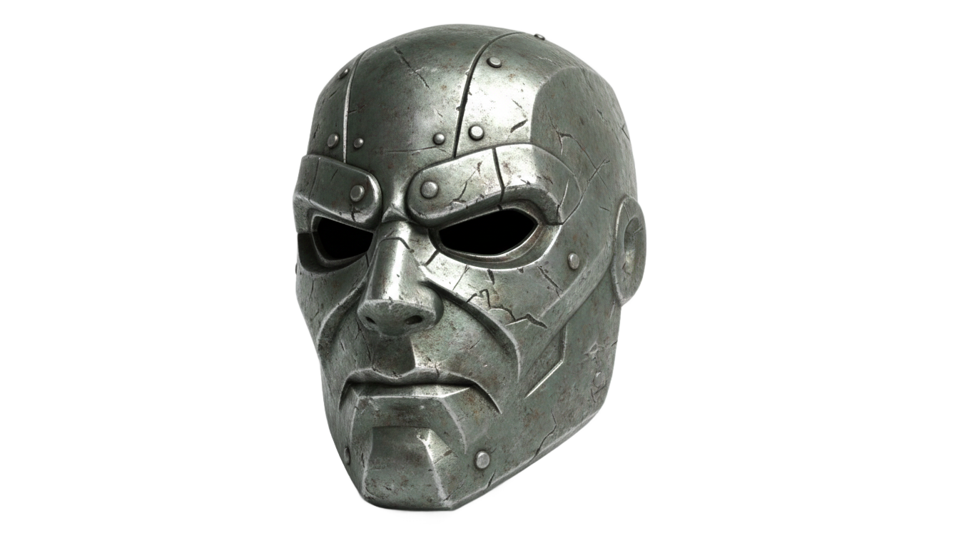 doctor doom mask png PNG transparent background