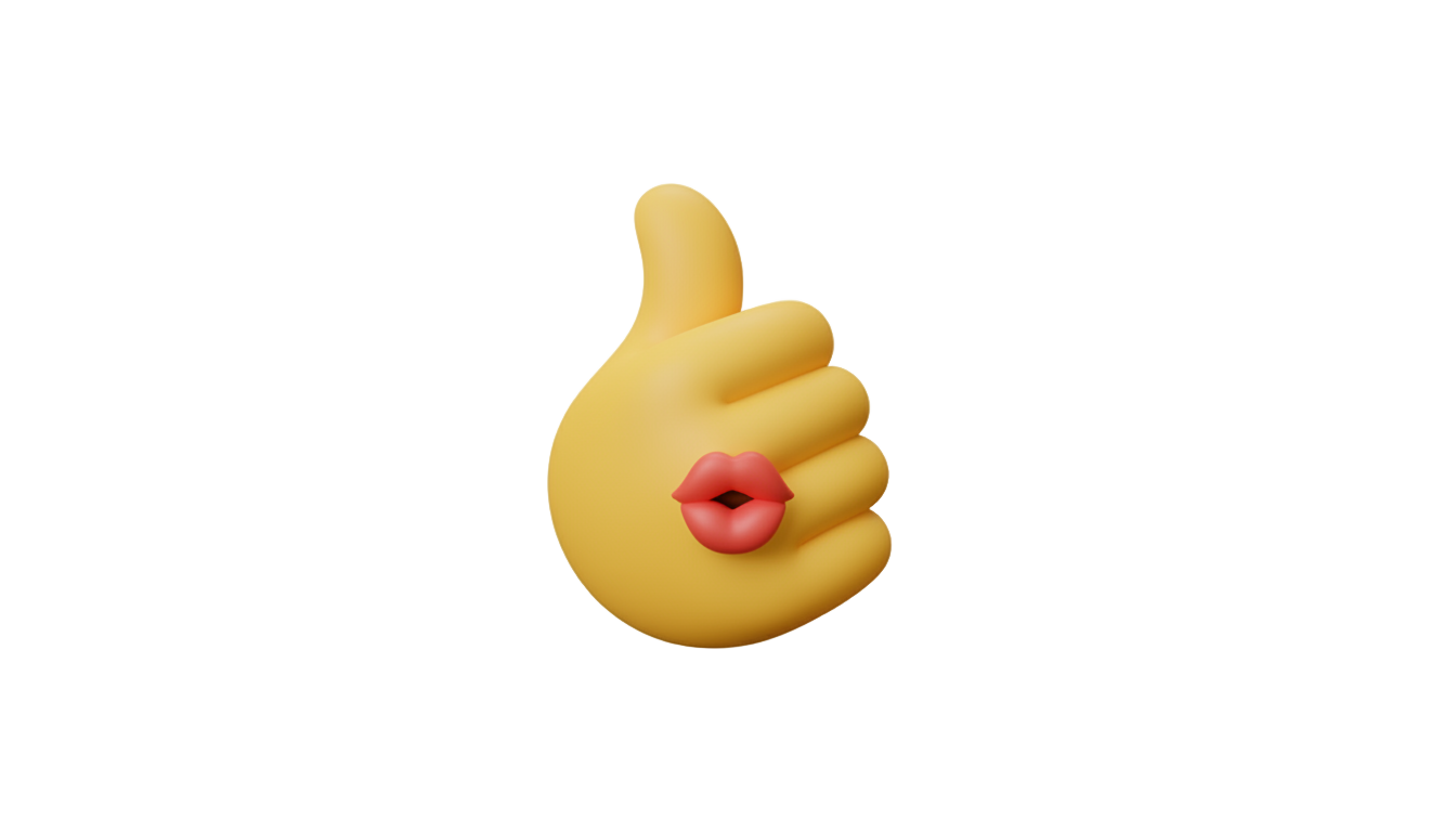 chef kiss emoji png PNG transparent background