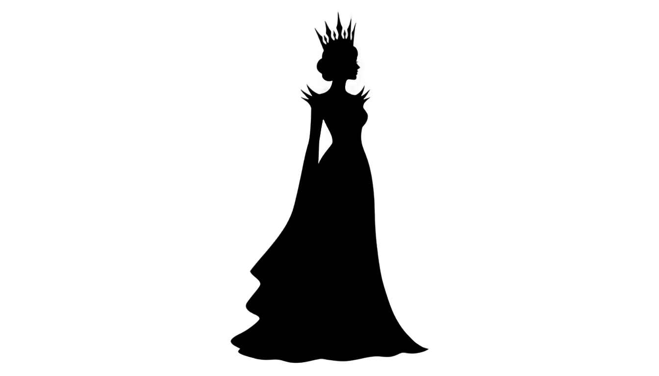 queen silhouette png PNG transparent background