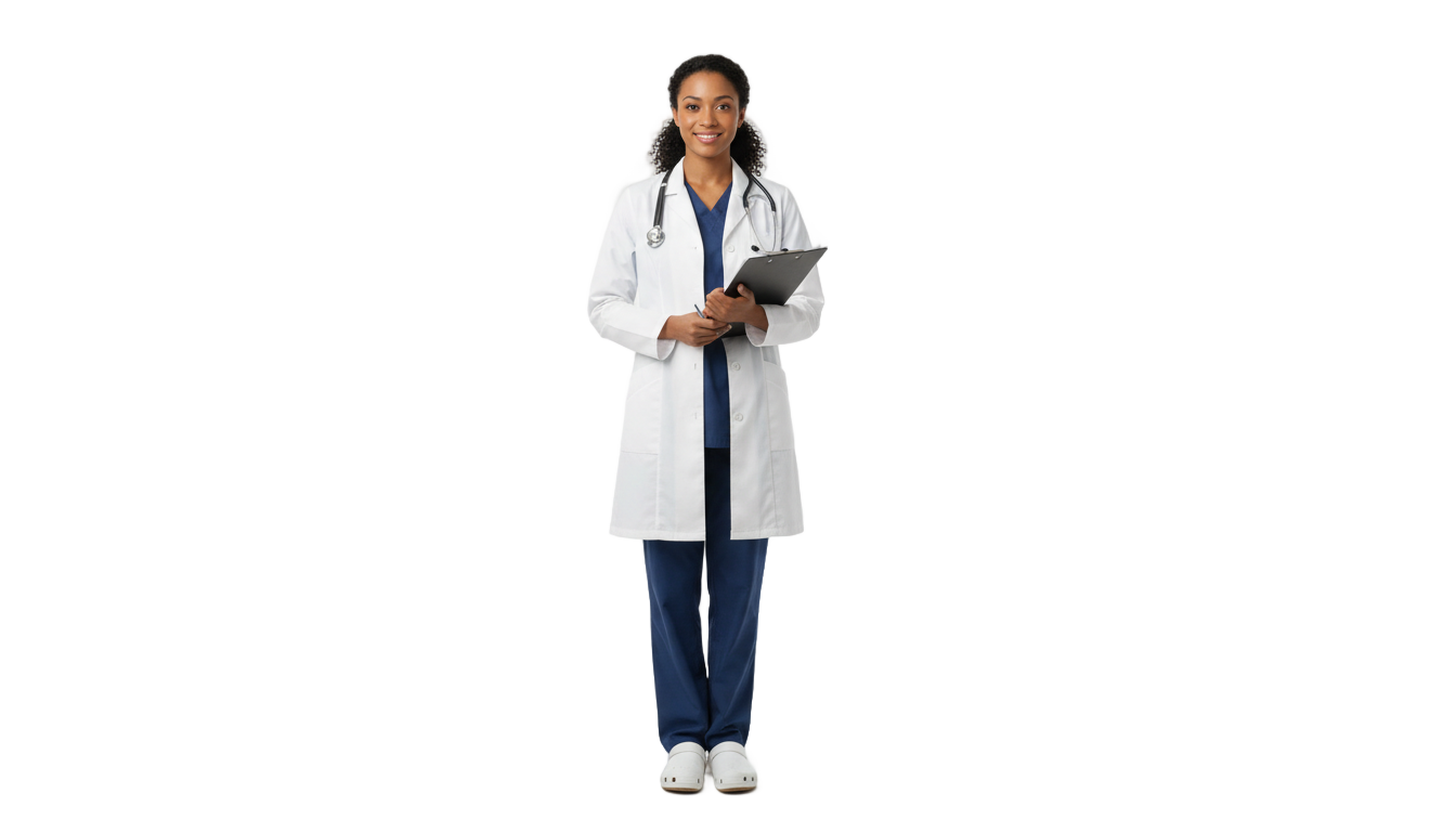 woman doctor png PNG transparent background