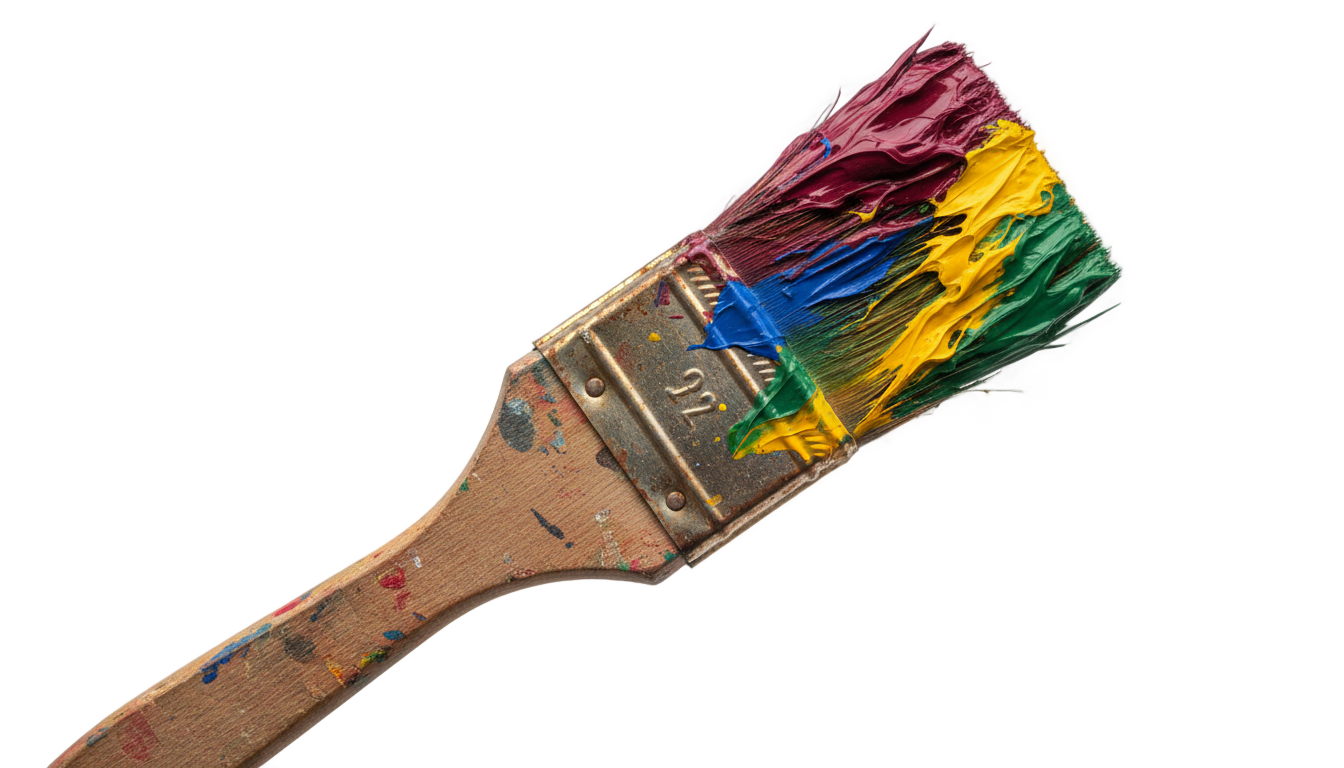 artist brush png PNG transparent background