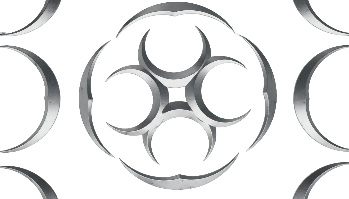 moon knight crescent darts png PNG transparent background