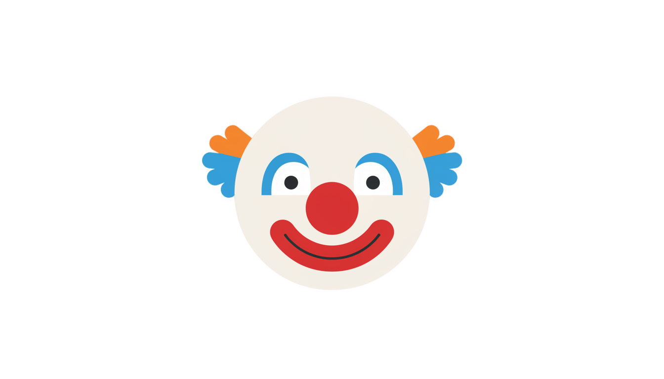 clown icon png PNG transparent background