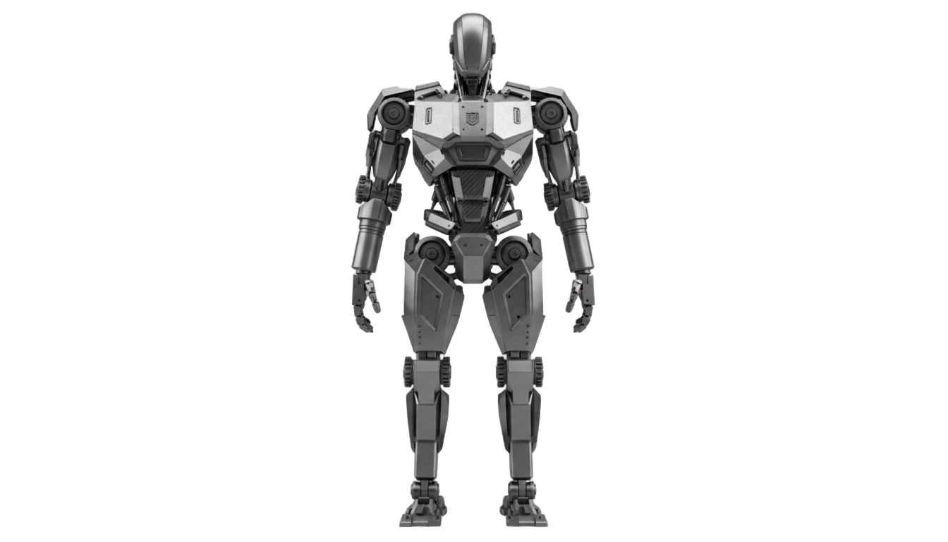 robot png black and white PNG transparent background