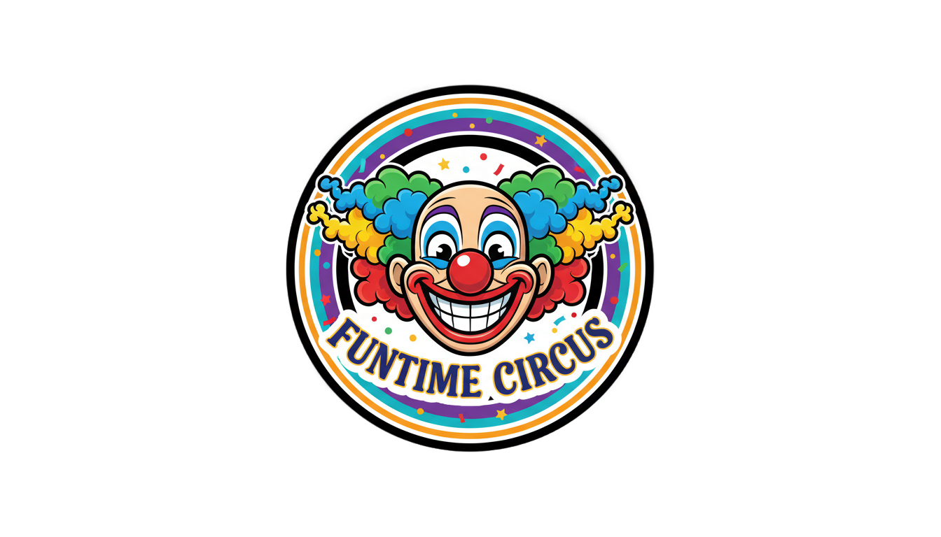 clown logo png PNG transparent background