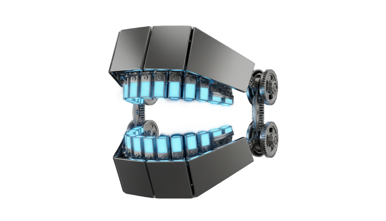 robot mouth png PNG transparent background