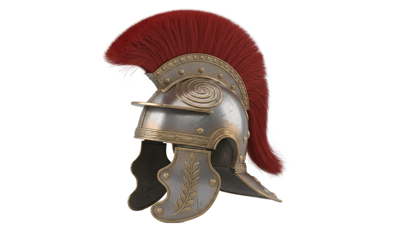 roman soldier helmet png PNG transparent background