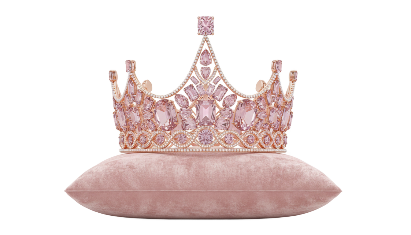 pink queen crown png PNG transparent background