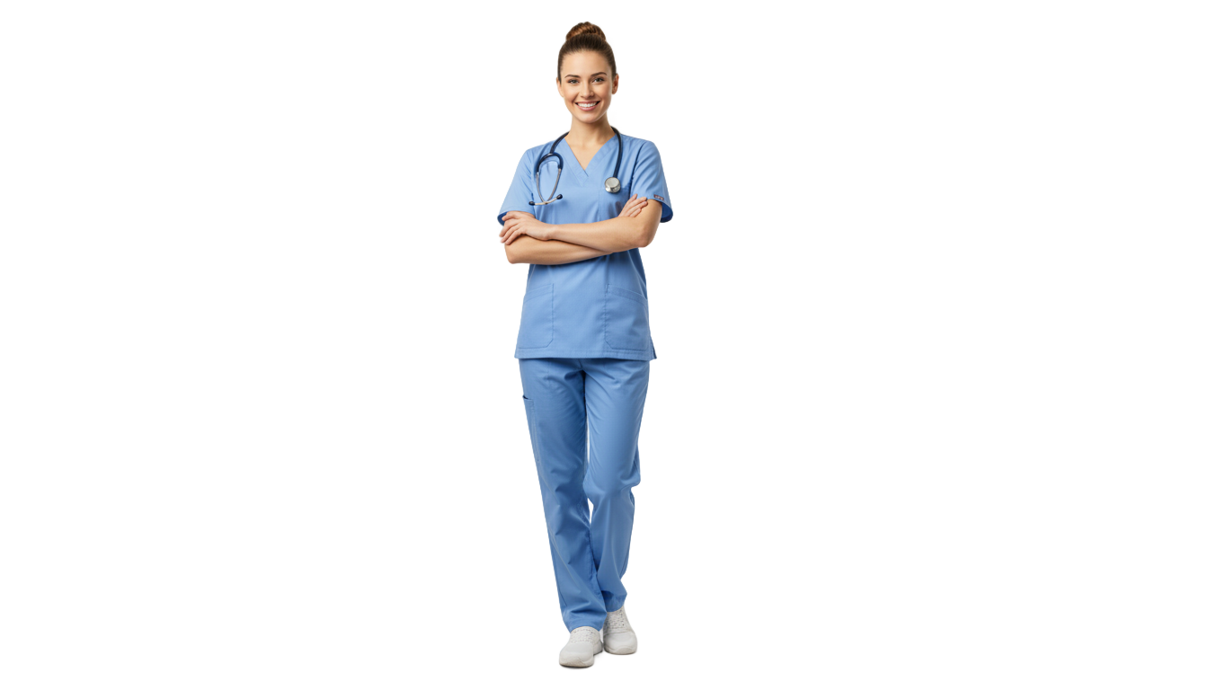 female nurse png PNG transparent background