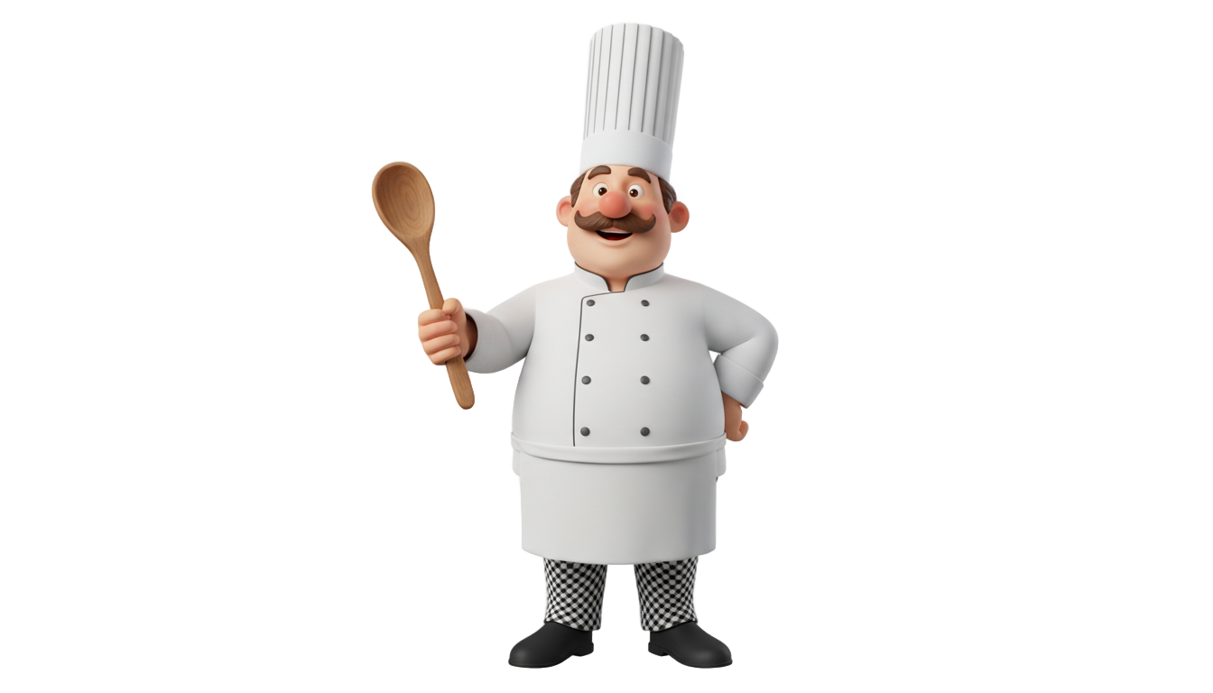 chef de cozinha desenho png PNG transparent background