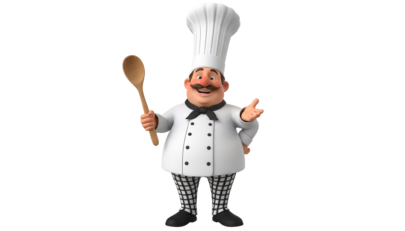 chef de cozinha desenho png PNG transparent background