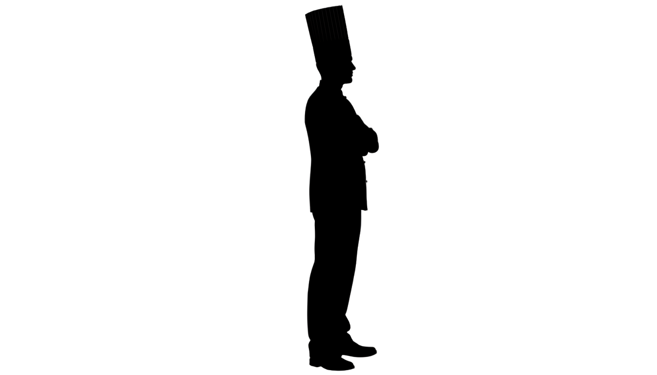 chef silhouette png PNG transparent background