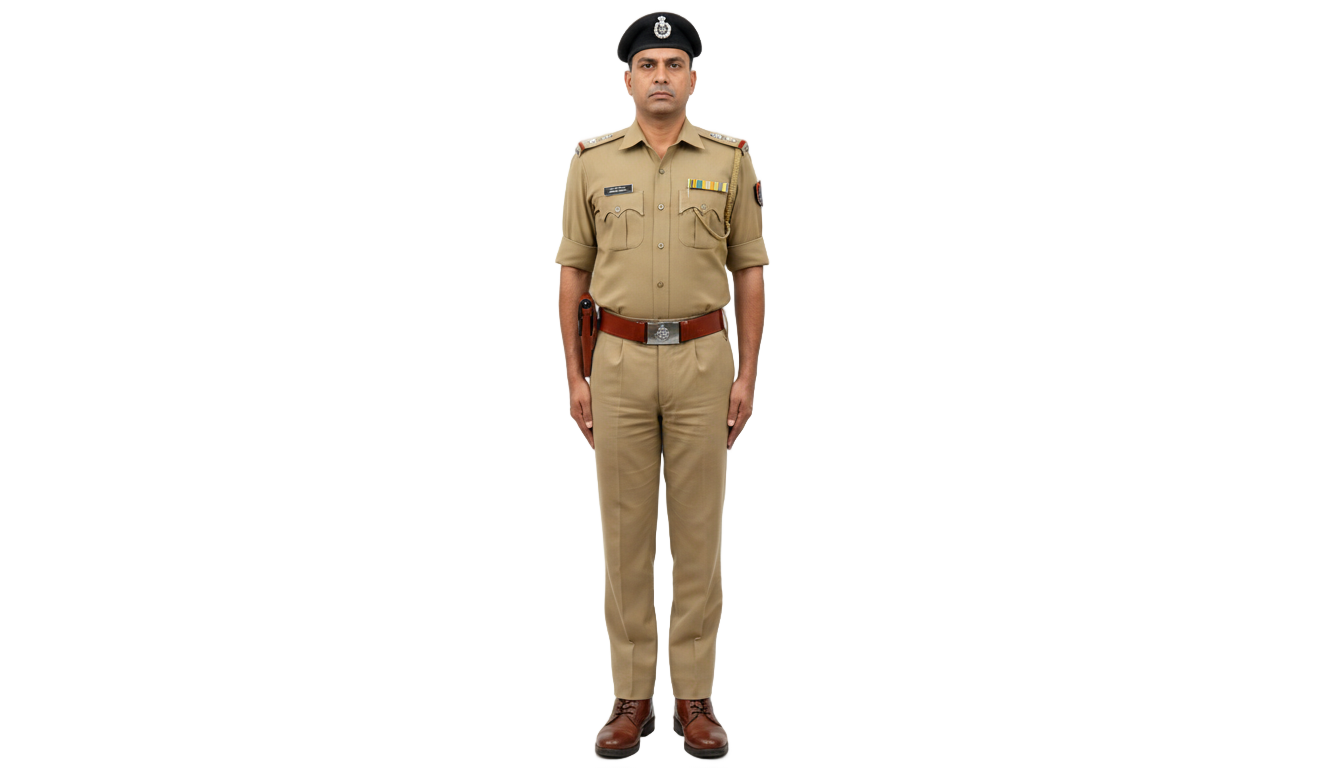 indian police officer png PNG transparent background