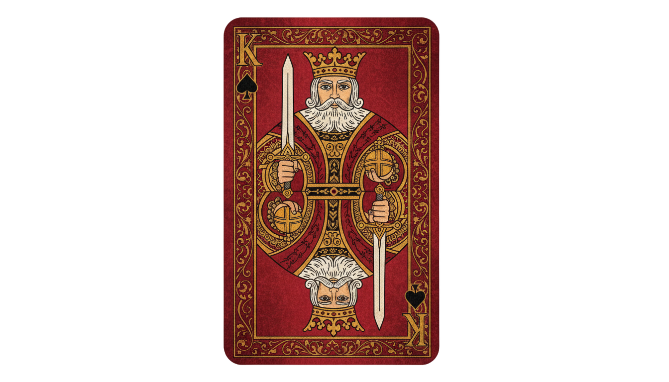 king of hearts card png PNG transparent background