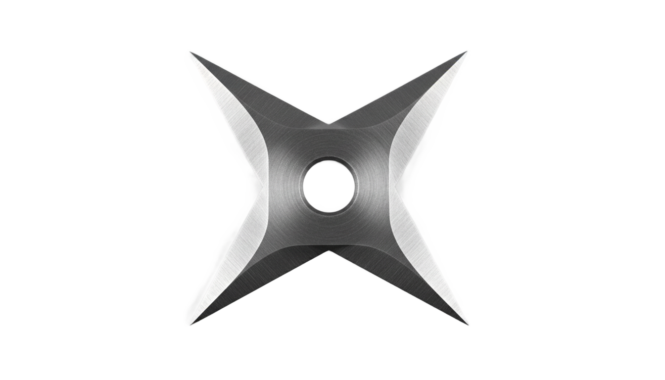 ninja star logo png PNG transparent background